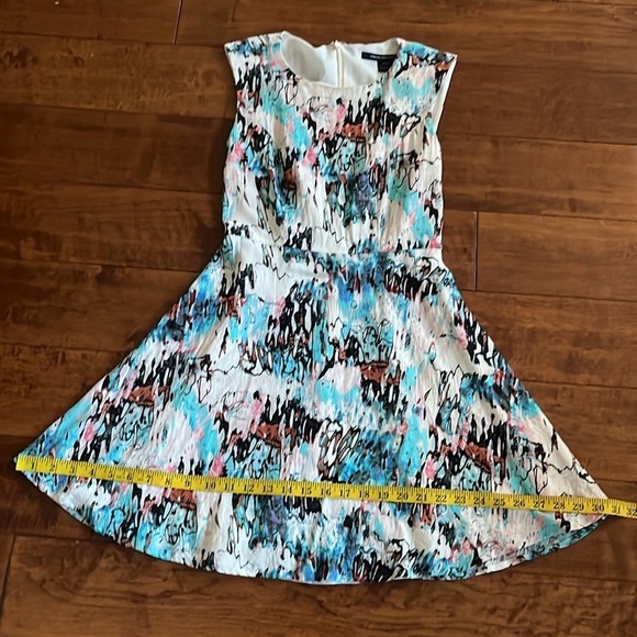 French Connection 'Isla' Ripple Print Jersey Fit & Flare Dress - Picture 10 of 13